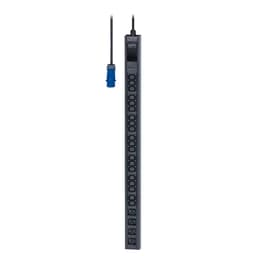 APC Easy Basic Rack PDU EPDU1116B - Power distribution unit (rack-mountable) - AC 200/208/230 V - 3680 VA - input: IEC 60309 2P+E - output connectors: 24 (20 x IEC 60320 C13, 4 x IEC 60320 C19) - 0U - 3 m cord - black - for P/N: AR9300SP, AR9300SP-R, AR9307SP, AR9307SP-R, SMC1000I-2UC, SMC1000IC, SMX2200RMLVUS