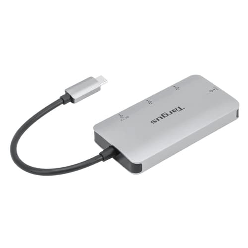 Targus - Hub - 2 x USB 3.2 Gen 1 + 1 x USB-C 3.2 Gen 1 + 1 x USB-C 3.2 Gen 1 (power delivery) - desktop — view 5