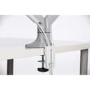 Kensington SmartFit One-Touch Dual Monitor Arm - Mounting kit - adjustable arm - for 2 monitors - metal - silver grey - screen size: 13"-32" - C-clamp, grommet, desk-mountable thumbnail 7