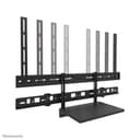 Neomounts AV60-500BL - Mounting kit (mount bracket, laptop shelf) - for video bar / laptop - universal - black - screen size: 43"-110" - VESA-mountable thumbnail 10