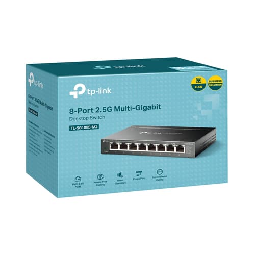 Omada 8-Port 2.5G Multi-Gigabit Desktop — view 7