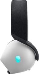 Alienware Tri-Mode Wireless Gaming Headset AW725H - Headset - full size - Bluetooth / 2.4 GHz radio frequency - wireless, wired - 3.5 mm jack - lunar light thumbnail 5
