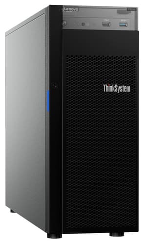 Lenovo ThinkSystem ST250 7Y45 - Server - tower 4U - 1-way - 1 x Xeon E-2278G / up to 5 GHz - RAM 16 GB - SAS - hot-swap 2.5" bay(s) - no HDD - Matrox G200 - Gigabit Ethernet - no OS - monitor: none