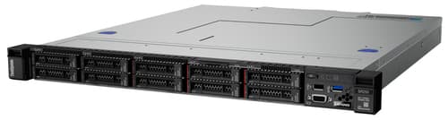 Lenovo ThinkSystem SR250 7Y51 - Server - rack-mountable 1U - 1-way - 1 x Xeon E-2224 / up to 4.6 GHz - RAM 8 GB - SATA - hot-swap 3.5" bay(s) - no HDD - Matrox G200 - Gigabit Ethernet - no OS - monitor: none