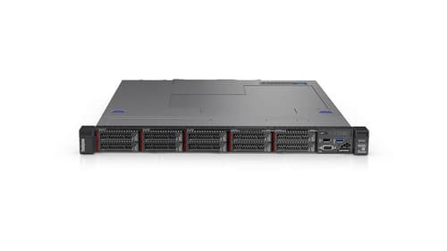 Lenovo ThinkSystem SR250 7Y51 - Server - rack-mountable 1U - 1-way - 1 x Xeon E-2278G / up to 5 GHz - RAM 16 GB - SATA - hot-swap 2.5" bay(s) - no HDD - Matrox G200 - Gigabit Ethernet - no OS - monitor: none