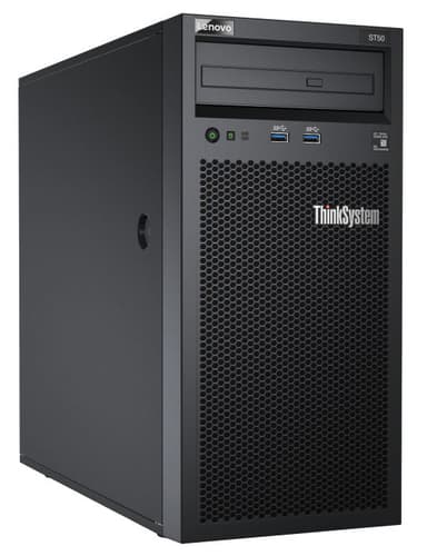 Lenovo ThinkSystem ST50 7Y48 - Server - tower 4U - 1-way - 1 x Xeon E-2224G / up to 4.7 GHz - RAM 8 GB - HDD 2 x 2 TB - UHD Graphics P630 - Gigabit Ethernet - no OS - monitor: none
