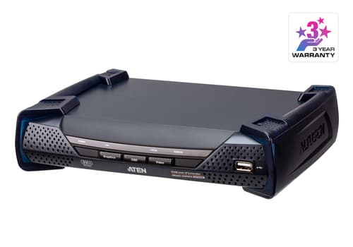 ATEN KE6940AR DVI-I Dual Display KVM over IP Receiver - KVM / audio / serial / USB extender - receiver - 1GbE - USB - 1000Base-X - up to 10 km - for P/N: CS1144DP4UN