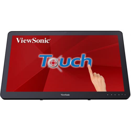 ViewSonic TD2430 - LED monitor - 24" (23.6" viewable) - touchscreen - 1920 x 1080 Full HD (1080p) - VA - 3000:1 - 10 ms - HDMI, VGA, DisplayPort - speakers