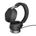 Jabra Evolve2 85 MS Stereo - Headset - full size - Bluetooth - wireless, wired - active noise cancelling - 3.5 mm jack - noise isolating - black - Certified for Microsoft Teams thumbnail 3