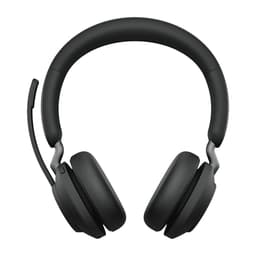 Jabra Evolve2 65 MS Stereo - Headset - on-ear - Bluetooth - wireless - USB-C - noise isolating - black - Certified for Microsoft Teams