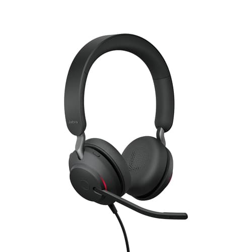 Jabra Evolve2 40 SE UC Stereo - Headset - on-ear - wired - USB-C - noise isolating - Optimised for UC — view 3