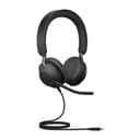 Jabra Evolve2 40 SE UC Stereo - Headset - on-ear - wired - USB-C - noise isolating - Optimised for UC thumbnail 3