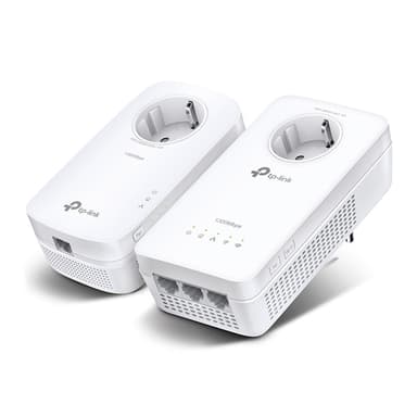 TP-Link TL-WPA8631P KIT V4 - Wi-Fi Kit - powerline adapter kit 1GbE, HomePlug AV (HPAV), HomePlug AV (HPAV) 2.0, IEEE 1901 - Wi-Fi 5 - Dual Band - wall-pluggable