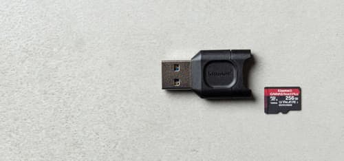 Kingston MobileLite Plus - Card reader (microSD, microSDHC, microSDHC UHS-I, microSDHC UHS-II, microSDXC, microSDXC UHS-I, microSDXC UHS-II) - USB 3.2 Gen 1 — view 6