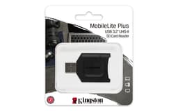 Kingston MobileLite Plus - Card reader (SD, SDHC, SDHC UHS-I, SDHC UHS-II, SDXC, SDXC UHS-I, SDHC UHS-II) - USB 3.2 Gen 1