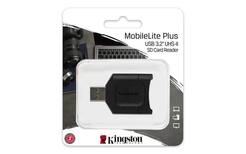 Kingston MobileLite Plus - Card reader (SD, SDHC, SDHC UHS-I, SDHC UHS-II, SDXC, SDXC UHS-I, SDHC UHS-II) - USB 3.2 Gen 1 — view 4