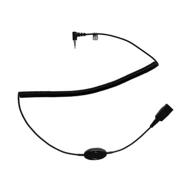 Jabra for Push-to-Talk - Headset cable - Quick Disconnect to 4-pole mini jack male angled