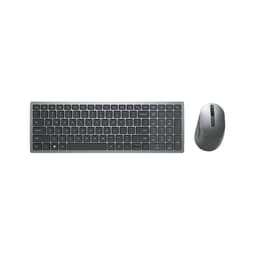 Dell Pro Plus Compact Keyboard and Mouse - KM7120W - Keyboard and mouse set - wireless - 2.4 GHz, Bluetooth 5.0 - UK - titan grey - with 3 years NBD Advance Exchange