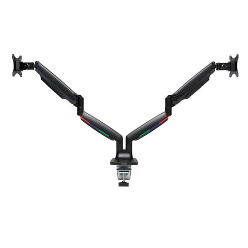 Kensington SmartFit One-Touch Height Adjustable Dual Monitor Arm - Mounting kit - adjustable arm - for 2 monitors - aluminium, plastic, steel - screen size: 13"-32" - C-clamp, grommet, desk-mountable
