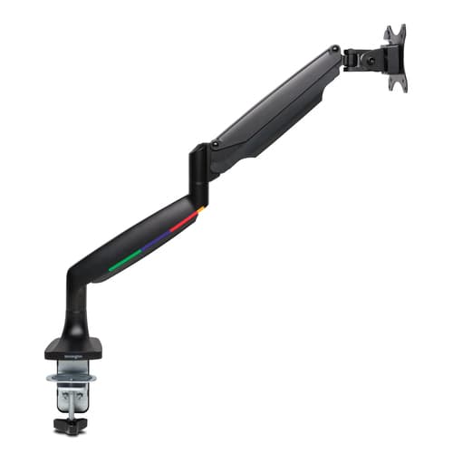 Kensington SmartFit One-Touch Height Adjustable Single Monitor Arm - Mounting kit - adjustable arm - for Monitor - plastic, aluminium, steel - screen size: 13"-34" - desktop, C-clamp, grommet, desk-mountable