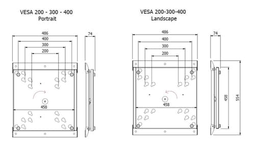 *Non Cancellable/Non Returnable (NCNR)* VESA WALLMOUNT FLIP 200/300/400 — view 8