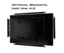 Iiyama OMK4-3 - Mounting component (4 brackets) - for LCD display - screen size: 43" - for ProLite TF4339MSC-B1AG thumbnail 2