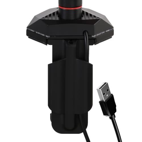 Iiyama DSG3001C-R1 - Mounting kit - adjustable arm - for LCD display - black, dynamic red - screen size: 17"-30" - desk-mountable — view 8