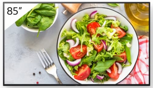 Sony Bravia Professional Displays FW-85BZ35L - 85" Diagonal Class BZ35L Series LED-backlit LCD display - digital signage - Android TV - 4K UHD (2160p) 3840 x 2160 - HDR - Direct LED