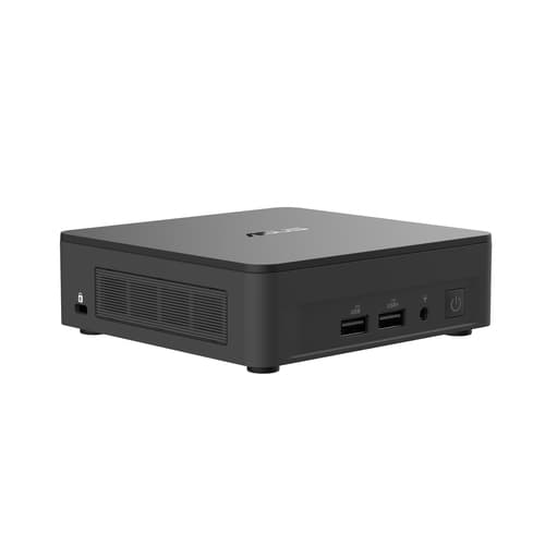 ASUS NUC 13 PRO RNUC13ANKI3048C0I - Mini PC Core i3 i3-1315U / up to 4.5 GHz - RAM 8 GB - SSD 512 GB - NVMe - UHD Graphics - IEEE 802.11ax (Wi-Fi 6E), Gigabit Ethernet, 2.5 Gigabit Ethernet, Bluetooth 5.2 - Win 11 Pro - monitor: none - black — view 6