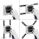 Neomounts ACE DS70-256BL1 - Mounting kit (articulating arm) - full-motion - for flat panel - gaming - steel - black - screen size: 24"-57" - desk-mountable thumbnail 13