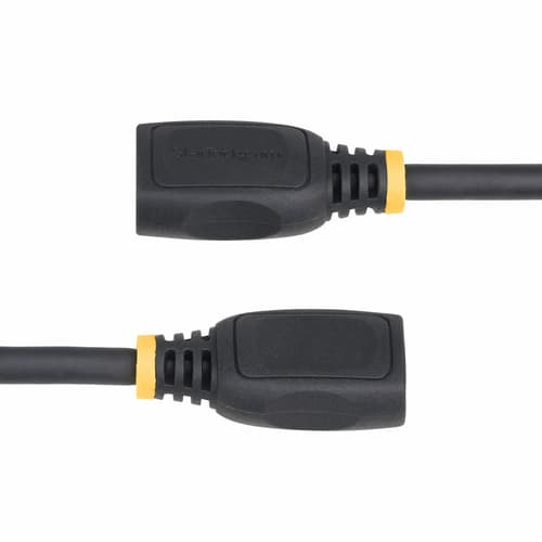 StarTech.com 18in HDMI 2.0 Extension Cable, 4K 60Hz, M/F - High Speed - HDMI extension cable - HDMI male to HDMI female - 50 cm - shielded - black - 4K60Hz support, passive — view 6