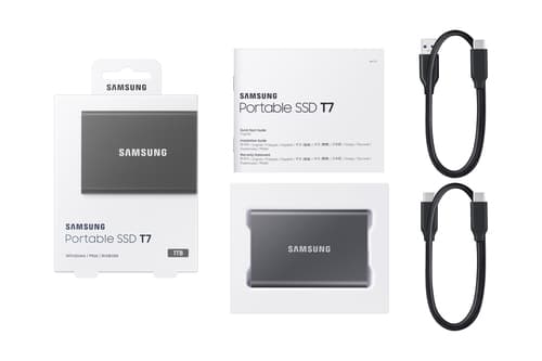 Samsung T7 MU-PC1T0T - SSD - 1 TB - USB 3.2 Gen 2 — view 14