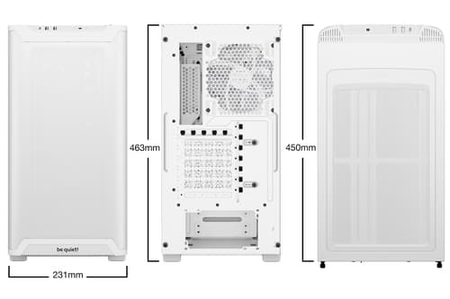 PURE BASE 501 LX ATX CASE GLASS SIDE — view 3