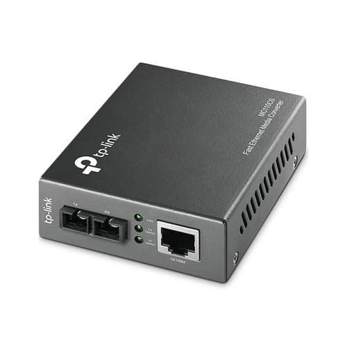 TP-Link MC110CS Media convertor RJ-45/SC single mode - upto 20km - 1310 nm