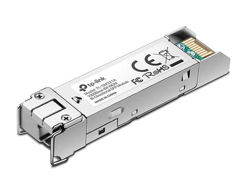 TP-Link TL-SM321B-2 V1 - SFP (mini-GBIC) transceiver module - 1GbE - 1000Base-BX - LC/UPC single-mode - up to 2 km - 1310 (TX) / 1550 (RX) nm