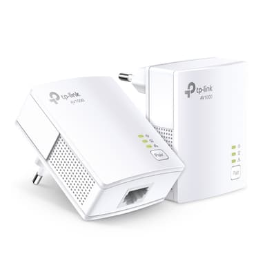TP-Link TL-PA7017 KIT - V4 - Starter Kit - powerline adapter kit 1GbE, HomePlug AV (HPAV), HomePlug AV (HPAV) 2.0, IEEE 1901 - wall-pluggable (pack of 2)