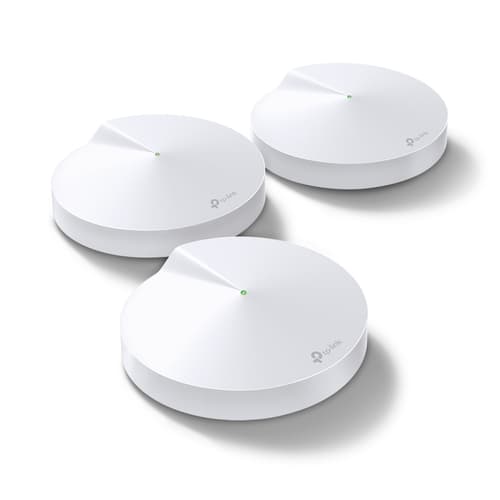 TP-Link Deco M9 Plus - Wi-Fi system - (3 routers) - up to 6,750 sq.ft - mesh 1GbE - Wi-Fi 5 - Dual Band