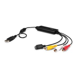 StarTech.com USB Video Capture Adapter Cable, S-Video/Composite to USB 2.0 SD Video Capture Device Cable, TWAIN Support, Analog to Digital Converter for Media Storage, For Windows Only - SD Video Capture Cable (SVID2USB232) - Video capture adapter - USB 2.0 - NTSC, SECAM, PAL - black