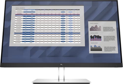 HP E27 G4 - E-Series - LED monitor - 27" - 1920 x 1080 Full HD (1080p) @ 60 Hz - IPS - 250 cd/m� - 1000:1 - 5 ms - HDMI, VGA, DisplayPort - black - Smart Buy - for HP 250 G9, Elite 600 G9, 800 G9, Pro 260 G9, 290 G9, ZBook Firefly 14 G9