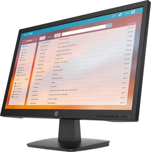 HP P22v G4 - P-Series - LED monitor - 21.5" - 1920 x 1080 Full HD (1080p) @ 60 Hz - TN - 250 cd/m� - 1000:1 - 5 ms - HDMI, VGA - black — view 3
