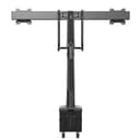 StarTech.com Desk Mount Dual Monitor Arm, Ergonomic Dual Monitor VESA Mount for 32" 17.6lbs (8kg) Displays, Crossbar Handle for Synchronized Full Motion, Height Adjustable, C-Clamp/Grommet thumbnail 2