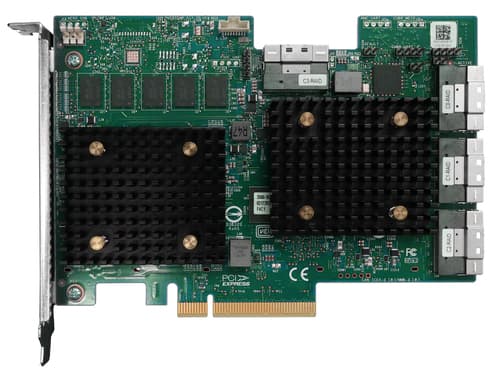 Lenovo ThinkSystem 940-32i - Storage controller (RAID) - 32 Channel - SATA / SAS 12Gb/s - RAID 0, 1, 5, 6, 10, 50, JBOD, 60 - PCIe 4.0 x8 - for ThinkSystem SR650 V2, SR665, SR850 V2, SR860 V2, ST650 V2