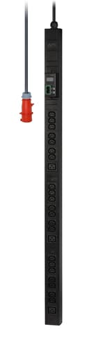 APC Easy Metered Rack PDU EPDU1216M - Power distribution unit (rack-mountable) - AC 400 V - 11000 VA - 3-phase - Ethernet - input: IEC 60309 3P+N+PE - output connectors: 24 (21 x IEC 60320 C13, 3 x IEC 60320 C19) - 0U - 1.98 m cord - black - for P/N: SMX2200RMHV2U, SMX2200RMLV2U, SMX2200RMLVUS, SMX3000HV, SMX3000HVT