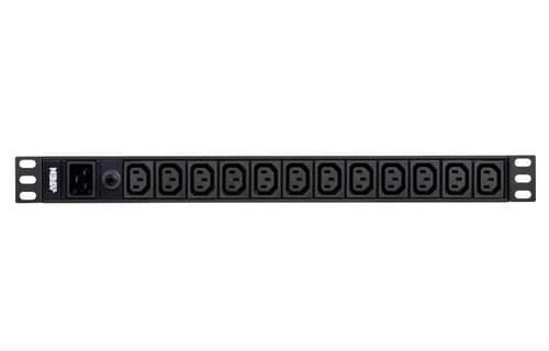 ATEN Basic PDU PE0212G - Power distribution unit (rack-mountable) - AC 100-240 V - 3840 VA - input: IEC 60320 C20 - output connectors: 12 (12 x IEC 60320 C13) - 1U - 3.05 m cord