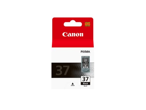 Canon PG-37 - 2145B001 - 1 x Black - Ink tank - For PIXMA iP1800,iP1900,iP2500,iP2600,MP140,MP190,MP210,MP220,MP470,MX300,MX310
