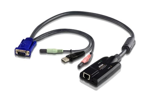 ATEN KA7176 Local Transmitter - KVM / audio / USB extender - transmitter - up to 50 m - for ATEN CN9850, KN2132, KVM over IP KN1108, KN1116, KN1132, KN2116, KN4116, KN4132