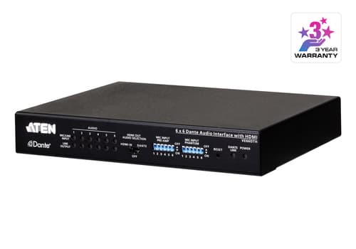 ATEN Dante VE66DTH - Video/audio extender - HDMI - for VanCryst VM0808HA, VM5404H
