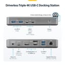 StarTech.com - Docking station - for laptop - USB-C 3.2 Gen 2 - 2 x DP, HDMI - 1GbE thumbnail 2