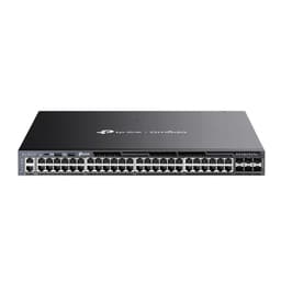TP-Link Omada SG6654XHP V1 - Switch - L3 - Managed - 48 x 10/100/1000 (PoE+) + 6 x 10Gb Ethernet SFP+ - front to back airflow - rack-mountable - PoE+ (1440 W)