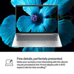 HP EliteBook 6 G1iR Notebook - Intel Core 7 - 250u / up to 5.4 GHz - Win 11 Pro - Intel Graphics - 16 GB RAM - 512 GB SSD NVMe - 14" IPS 1920 x 1200 - Ethernet - Wi-Fi 6E, Bluetooth - pike silver aluminium - kbd: UK